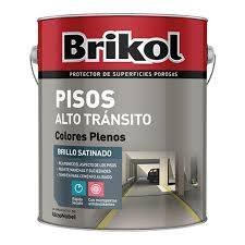 Brikol Esmalte para Pisos Alto Tránsito Negro 4 lts