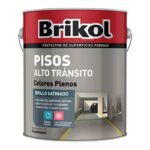 Brikol Esmalte para Pisos Alto Tránsito Rojo 4 lts