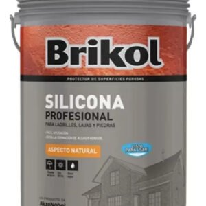 Brikol Silicona Profesional Incolora Ladrillos 20 lts