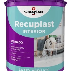 Recuplast Latex Interior Satinado Lavable Blanco 1 lts