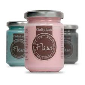 Fleur Chalky Look Pintura Efecto Tiza Negro 0,13 lts