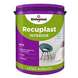 Recuplast Latex Interior Mate Lavable Blanco 4 lts