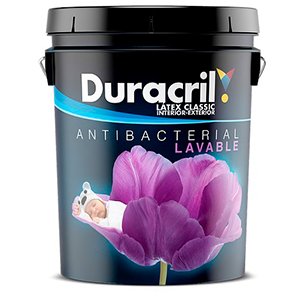 DURACRIL LATEX CLASSIC I/E ANTIBACTERIAL 1 LTS
