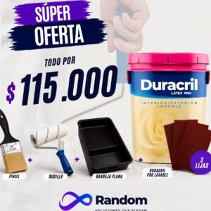 Combo Duracril látex Pro